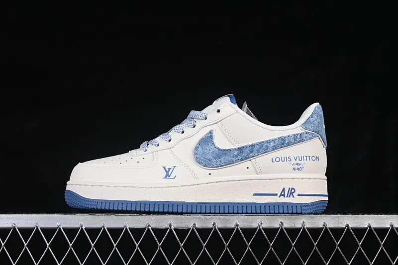 All categories Nk Air Force 1 Air Force series Nk Air Force 1 Low Air Force low-top Nike Air Force 1'07 Low LV joint denim blue Air Force 1 low-top casual sneakers SM6668-130